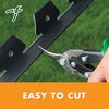 Dimex EasyFlex 3000-40C 40-Foot Smooth Top No-Dig Lawn and Garden Bed Flexible Plastic Edging Kit with 12 Stakes and 2 Connectors, Black - 4 of 4