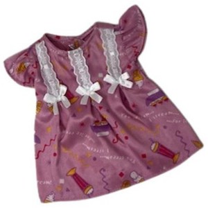 Doll Clothes Superstore Ice Cream Print Nightgown Fits 15-16 Inch Baby Dolls - 1 of 4