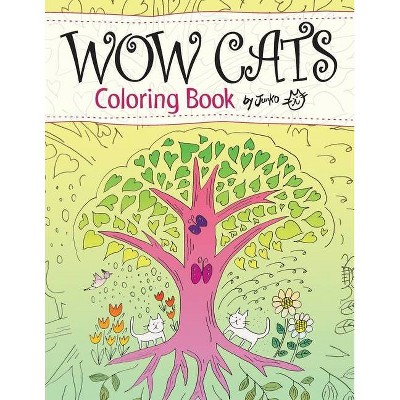 WOW CATS Coloring Book by Junko (Japanese-English edition) - (Paperback)