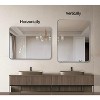 CAVINAS 24x36 Inch Rectangle Bathroom Mirror,Wall Mirror with Shatterproof Film & Brushed Aluminum Frame for Bathroom Vanity, Living Room - 4 of 4