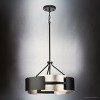 Urban Ambiance Luxury Cosmopolitan Indoor Ceiling Light,  15-3/8''H x 19"W x 19''D,  Matte Black Finish, UHP4701 - 3 of 4