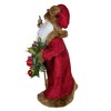 Kurt Adler 20-Inch Sugar Fruit Santa With Fruit Wreath - 4 of 4