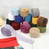 Unique Bargains DIY Party Roll Wrapping Decoration Soft Burlap Fabric Wired Ribbon - 3 of 4