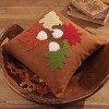 Park Designs Leaves Felt Pillow Cover 16'' - 2 of 3
