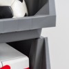 IRIS USA Stackable Storage Bins Open Front, Heavy Duty Garage Organization, Gray - 3 of 3