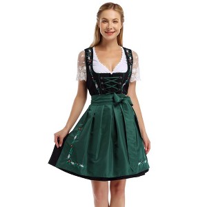 MISSKY Women's Dress 2 Pieces  Dress Costumes for Carnival Halloween - 1 of 3