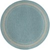Unique Loom Outdoor Border Soft Border Border Woven Area Rug - 2 of 4