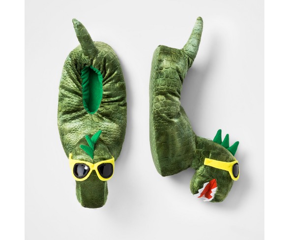 Target dinosaur online slippers