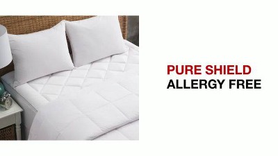 Twin White Down Alternative Waterproof Mattress Pad