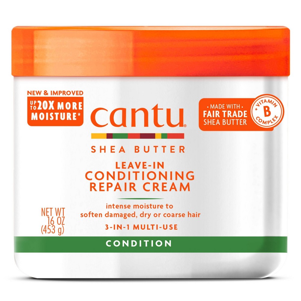 Photos - Hair Product Cantu Shea Butter Leave-In Conditioning Repair Hair Cream - 16oz 