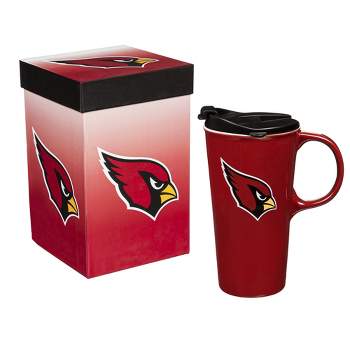 Evergreen Arizona Cardinals, 17oz Boxed Travel Latte