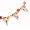 Transpac Cotton 54.75 in. Multicolor Easter Bright Spring Pom-Pom Banner Garland - 3 of 4