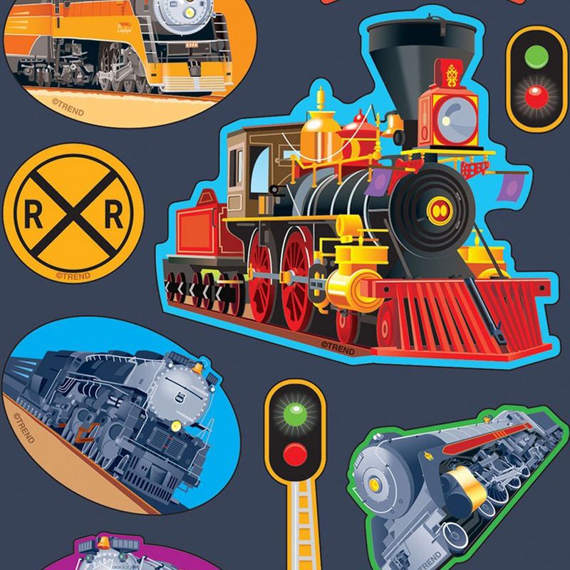 TREND Terrific Trains/Licorice Mixed Shapes Stinky Stickers®, 40 Per Pack, 6 Packs, 3 of 4