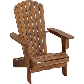 Teal Island Designs Cape Cod Natural Wood Adirondack Chair