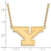 Black Bow Jewelry 14k Yellow Gold Youngstown State Penguins NCAA Necklace 18 Inch - 2 of 4