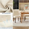 Nasitip Upholstered Dining Chairs Set, Modern Fabric Side Chairs with Sturdy Wood Legs,Comfortable Soft Linen for Dining Room, Restaurant, Cafe - 4 of 4