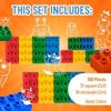 Strictly Briks Toy Large Building Blocks For Kids and Toddlers, Big Bricks Set, Blue, Green, Red, and Yellow, 108 Pieces - 3 of 4