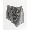 Slickblue Linen Throw Blanket with Frayed Edges, Stone Washed 84 x 60 Inch Cover in Blush, Ash Rose or Oyster - 2 of 4