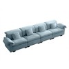 NicBex Couches for Living Room Cloud Couch Extra Large and Long 3 Seater Sofa Modern Velvet Upholstered Sofa With Comfy Seat and Back Support - 3 of 4