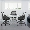 ALEXOUN Mesh Rolling Task and Office Chairs with Flip-up Arms  & Wheels,Comfortable Lumbar Support,Comfy for Home,Bedroom,Study,Student, - 4 of 4