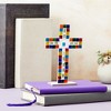 Juvale 1000 Pieces of Square Mosaic Tiles for Crafts, Textured Stained Glass Pieces in 40 Assorted Colors for DIY Art Projects, 0.4 x 0.1 In - 4 of 4