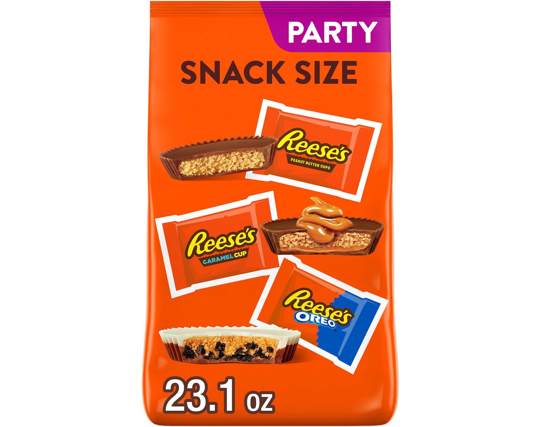 Reese's Assorted Flavored Snack Size Peanut Butter Cups Candy - 23.1oz