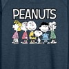 Women's - Peanuts - Peanuts Crew Lightweight French Terry Wide Neck Long Sleeve Shirt - 2 of 4