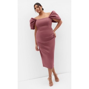 Women's Plus Size DRESS ELYSE - Wild Ginger | CITY CHIC - 1 of 4