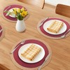 REGALWOVEN Farmhouse Placemats Set of 6 Woven Placemats Washable Kitchen Table Mat for Dining Table Decor and Holiday - 2 of 4