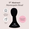 Milano Collection Abstract Mannequin Head White for Chic Wig Storage and Display - 2 of 4