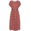 Women's Belted Polka Dot Dress - LASCANA - 4 of 4