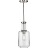 Progress Lighting, Latrobe Collection, 1-Light Pendant, Brushed Nickel, Clear Glass Shade - 3 of 4