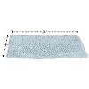 Knightsbridge Chenille Shaggy 220 GSF Non Skid Back Bath Rug 17 x 24 - 2 of 4