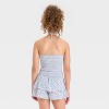 Girls' Smocked Floral Woven Halter Top - art class™ - 2 of 3