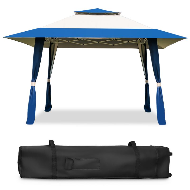 Tangkula 13' x13' Folding Gazebo Canopy Patio Outdoor Tent Party Shade Shelter, 3 of 10