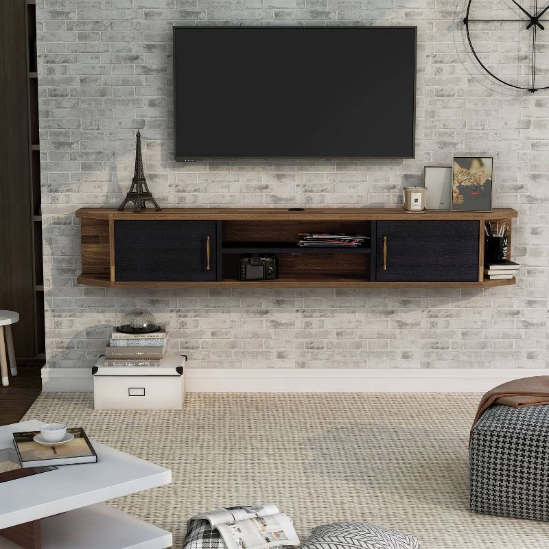 Deschutes Floating TV Stand for TVs up to 75" - miBasics, 4 of 11