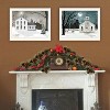 2- Piece Vignette Silent Night White Framed Wall Art for Living Room, Bedroom Wall Art Print for Home Decor by Billy Jacobs - 3 of 4