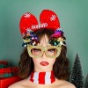 Christmas Party Favors, Cute Christmas Glasses Headbands Set, Christmas Headwear - 4 of 4