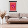 Stupell Industries Love Neon over Heart Framed Print Under Glass Art - 3 of 4