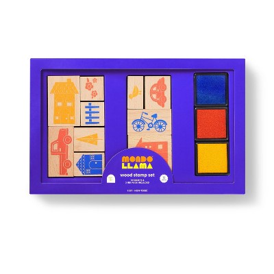 13pc Wood Stamp Set - Mondo Llama™