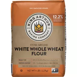 King Arthur Flour Unbleached White Whole Wheat Flour - 5lbs