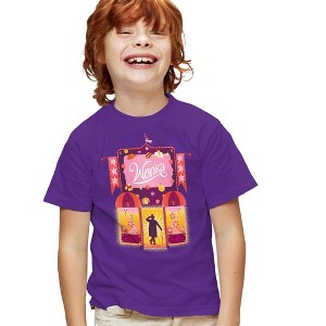 Boys' Short Sleeve Willy Wonka And the Chocolate Factory Shop T-Shirt - 1 of 4