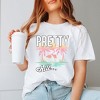 Simply Sage Market Women's Pretty Chill Flamingo Short Sleeve Garment Dyed Tee - 2 of 2