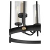Quorum Lighting Empire 5 - Light Chandelier in  Textured Black/Aged Brass - 2 of 2