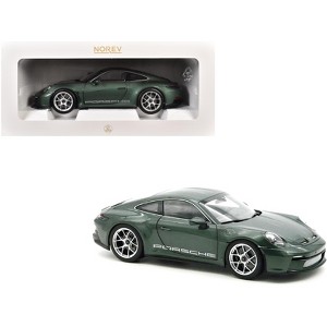 2023 Porsche 911 S/T Malachite Green Metallic 1/18 Diecast Model Car by Norev - 1 of 3