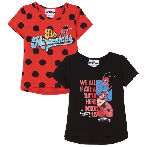 Ladybug Toddler Girls 2 Pack T-shirts Polka Dots 4t : Target