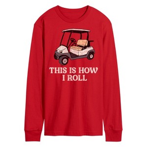 Men's - Instant Message - This is How I Roll Long Sleeve Graphic T-Shirt - 1 of 4