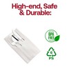 Smarty Had A Party Silver Plastic Cutlery in White Pocket Napkin Set - 70 Guests - 4 of 4