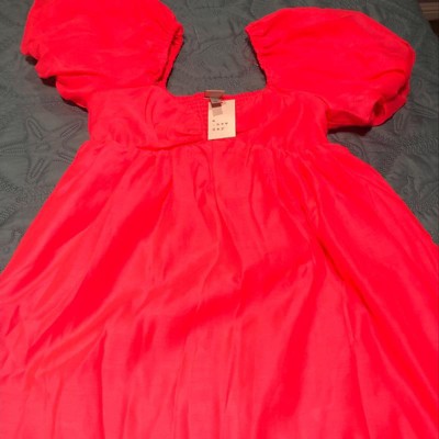 Women's Balloon Short Sleeve Organza Baby Doll Dress - A New Day™ Hot ...