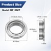 Unique Bargains Durable Chrome Steel Multipurpose Use Flanged Ball Bearing 20 8mm x 12mm x 3.5mm - 3 of 4